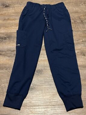 Women’s Petite Grey’s Anatomy Navy Jogger Scrub Pants